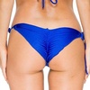 image:imageLuli Fama Womens Cosita Buena Cutting Edge Wavey Ruched TieSide Bikini BottomAzulejo