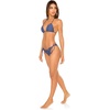 image:imageLuli Fama Womens Cosita Buena Cutting Edge Wavey Ruched TieSide Bikini BottomAzulejo
