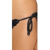 image:imageLuli Fama Womens Cosita Buena Cutting Edge Wavey Ruched TieSide Bikini BottomBlack