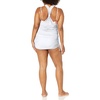 image:imageLuli Fama Womens Cosita Buena Racerback Mini CoverUp DressWhite