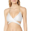 image:imageLuli Fama Womens Cosita Buena Reversible Cross Over Halter Bikini TopWhite
