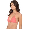 image:imageLuli Fama Womens Cosita Buena Wavy Triangle Bikini TopFire Coral
