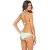 image:imageLuli Fama Womens Cosita Buena Wavy Triangle Bikini TopMint Convertible