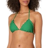 image:imageLuli FAMA Womens Solids Cosita Buena Wavey Triangle Bikini Top SwimwearPalmas