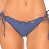 image:imageLuli Fama Womens Cosita Buena Cutting Edge Wavey Ruched TieSide Bikini BottomAzulejo