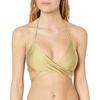 image:imageLuli Fama Womens Cosita Buena Reversible Cross Over Halter Bikini TopWhite