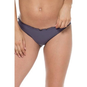 image:imageLuli Fama Womens Cosita Buena Zig Zag Open Side Moderate Bikini BottomPiedra Gris