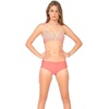 image:imageLuli Fama Womens Cosita Buena Reversible Drawstring High Rise Bikini BottomFire Coral