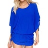 image:imageLuli Fama Womens Cosita Buena South Beach CoverUp DressElectric Blue
