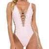 image:imageLuli Fama Womens La Corredera Interlaced Open Sides One Piece Bodysuit