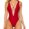 image:imageLuli Fama Womens La Corredera Interlaced Open Sides One Piece Bodysuit