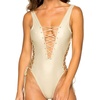 image:imageLuli Fama Womens La Corredera Interlaced Open Sides One Piece Bodysuit