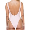 image:imageLuli Fama Womens La Corredera Interlaced Open Sides One Piece Bodysuit