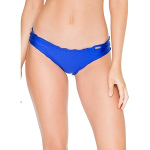 image:imageLuli Fama Womens Cosita Buena Wavy Full RuchedBack Bikini BottomElectric Blue