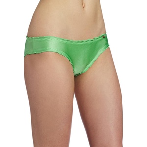 image:imageLuli Fama Womens Cosita Buena Wavy Full RuchedBack Bikini BottomSnob Green