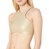 image:imageLuli Fama Womens Cosita Buena High Neck Sporty Bra Bikini TopSandy Toes