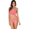 image:imageLuli Fama Womens Cosita Buena Fringe Halter Bikini TopBombshell Red
