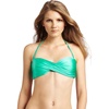 image:imageLuli Fama Womens Cosita Buena Twist Bandeau TopJade Shimmer