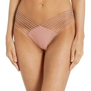 image:imageLuli FAMA Womens Cosita Buena Wavey Brazilian Ruched Back Bikini BottomRosa