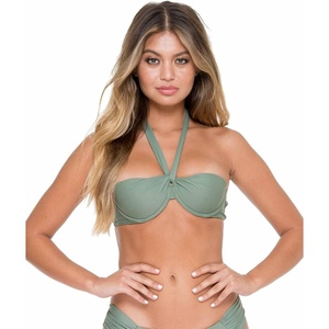 image:imageLuli Fama Womens Cosita Buena FAMA Multiway Underwire Bandeau Bikini TopArmy