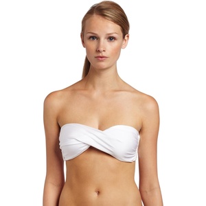 image:imageLuli Fama Womens Cosita Buena Twist Bandeau TopWhite
