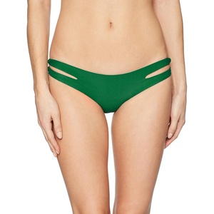 image:imageLuli Fama Womens Standard Cosita Buena Reversible Zig Zag Open Side Moderate BottomPalmas